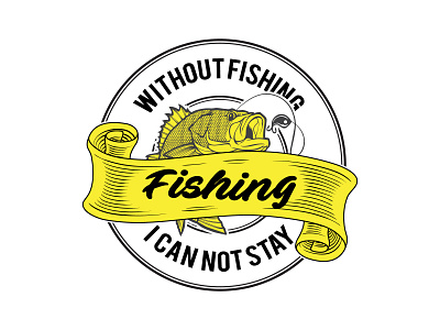 Fishing T-Shirt Design fisherman