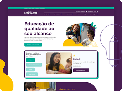School/Education Website education figma school ui ui design user interface web design website