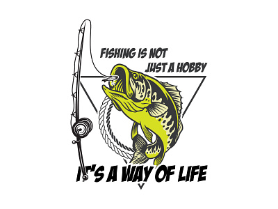 Fishing T-Shirt Design fisherman