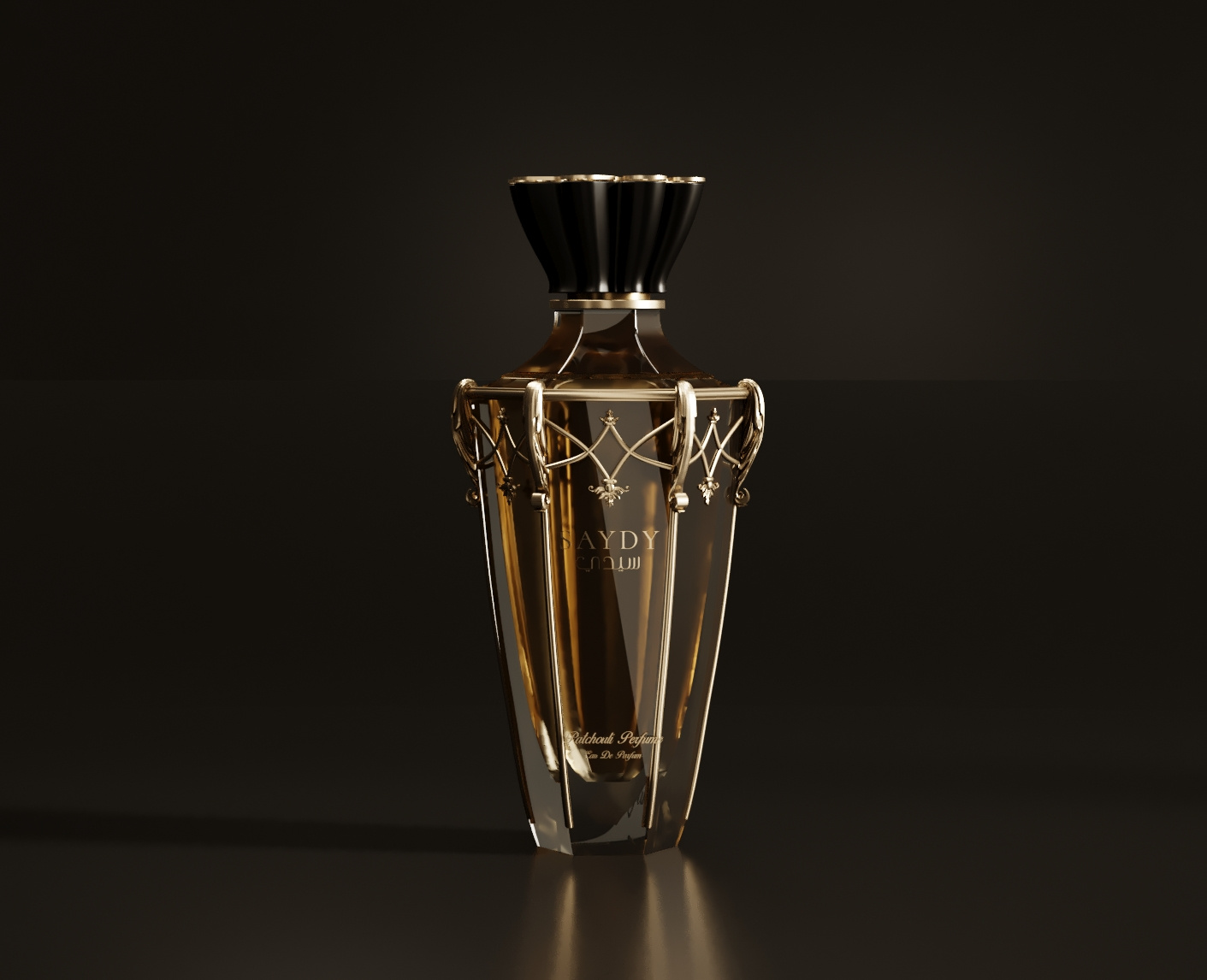 Saydy Perfume Bottle 3d arabic bottle branding luxury packaging perfume perfume bottle
