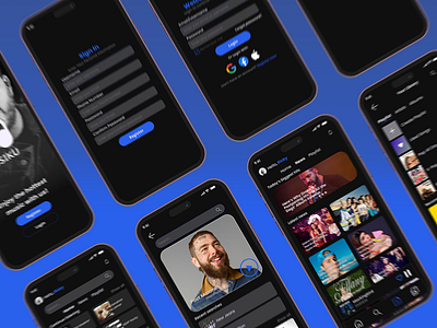 MusiKu Mobile App - UI/UX Case Study design figma mobile app music app ui ui design ux ux design