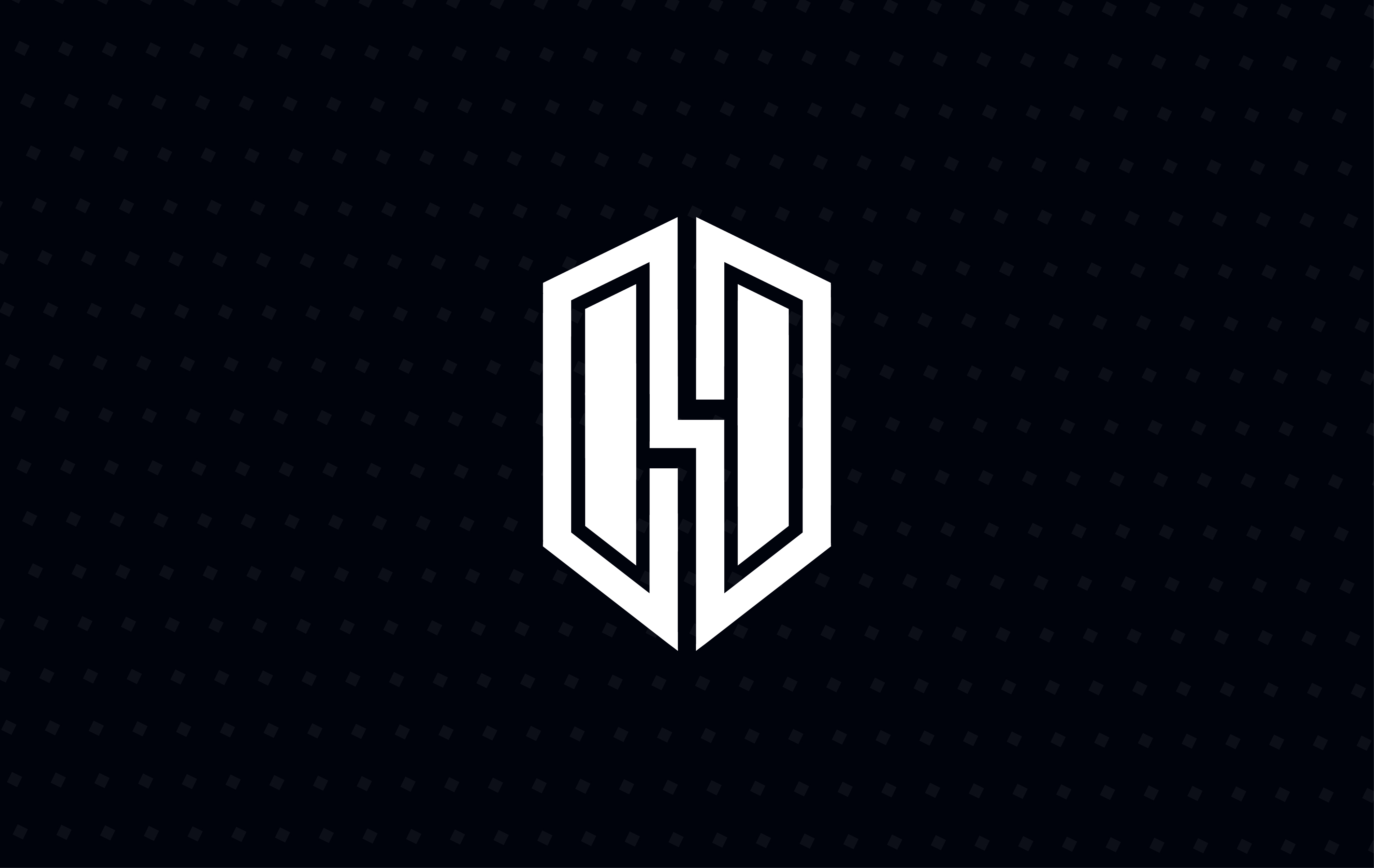 HI Monogram logo letter with modern blue light gaming design. Geometric  esport logo, gaming shield logo design.:: tasmeemME.com