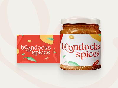 Boondocks Spices brand strategy branding design graphic design logo mockup packaging design