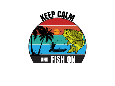 Fishing T-Shirt Design fisherman