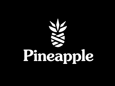 pineapple logo brand branding design friut graphic design icon illustration logo logo design logo designer mark minimal modern pineapple symbol textil