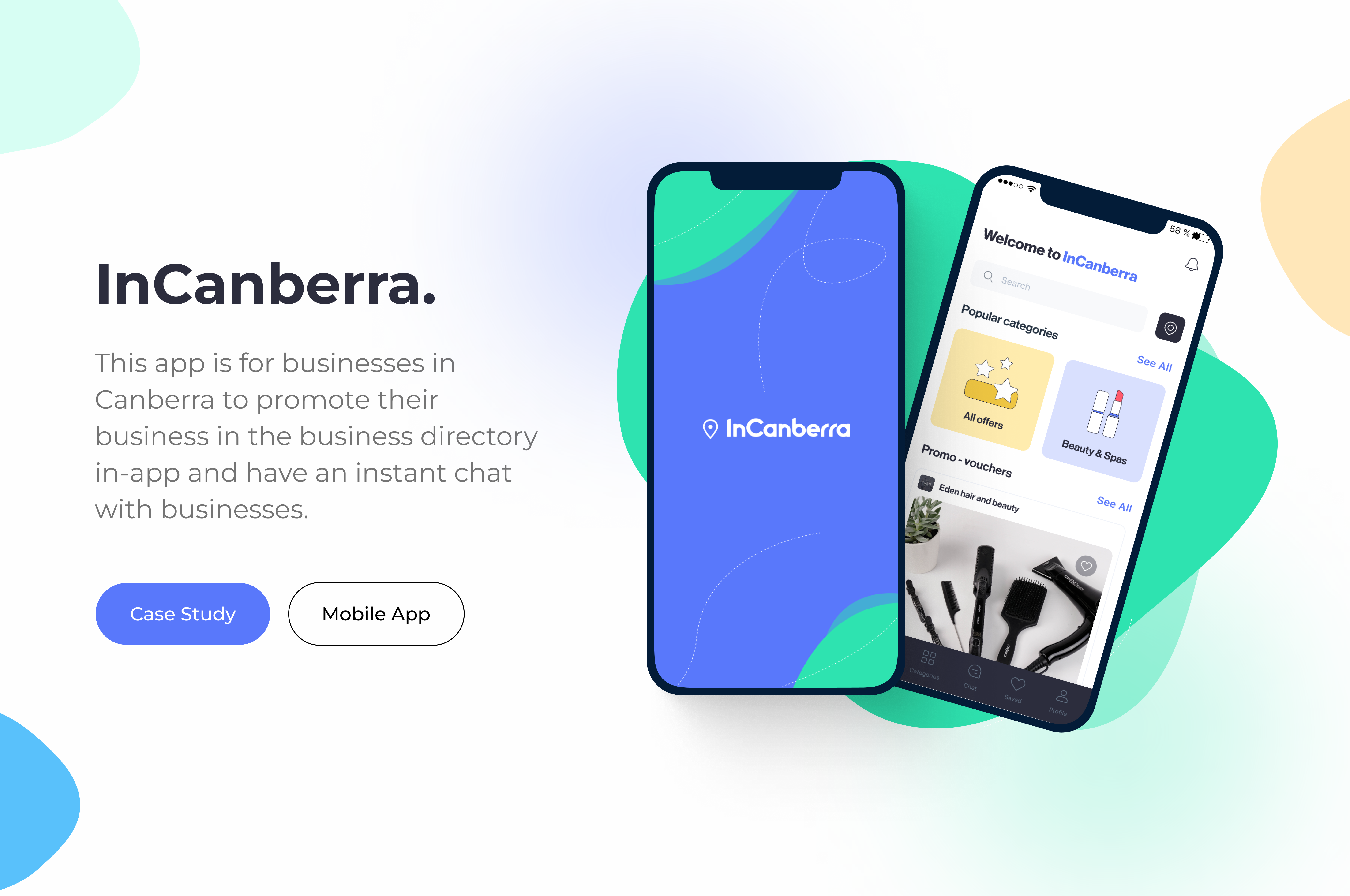 Vouchers Management Mobile App - Incanberra branding case study design designing ecoomerce figma graphic design illustration logo mobile app mobile ui ui ui ux vector voucher