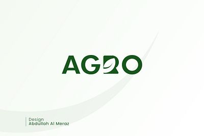 Agro Organic Wordmark Logo agriculture agro brand identity branding leaf logo letter logo lettermark logo logo for sale minimal modern organic r leaf logo r logo seed typography wordmark