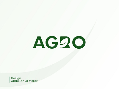 Agro Organic Wordmark Logo agriculture agro brand identity branding leaf logo letter logo lettermark logo logo for sale minimal modern organic r leaf logo r logo seed typography wordmark