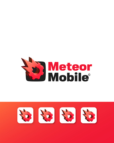 meteor mobile logo app app application brandidentity branding coffee design illustration logo logoapp ui