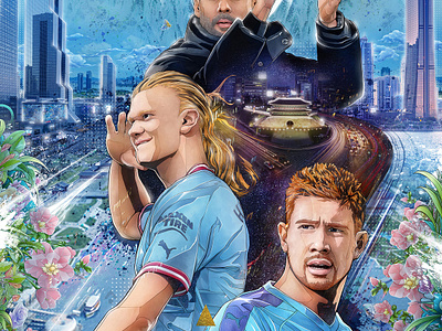 MANCITY coaches and players Artist KAZE PARK Coupang play 카제박 erling haaland 데브라이너 일러스트 맨시티 맨시티 그림 맨시티 선수 맨시티 일러스트 맨시티그림 맨체스터시티 서울배경 스포츠 일러스트 스포츠 일러스트 대가 스포츠 일러스트 작가 엘링홀란드 올랜드 일러스트 케빈데브라이너 펩과르디올라 한국 배경 한국 서울 한국 아티스트 한국아티스트