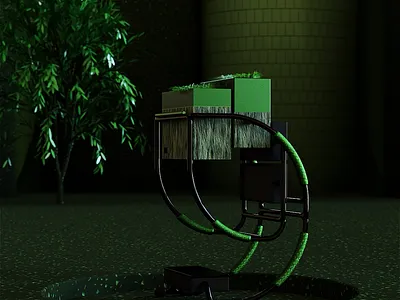 3D motion graphics 3d after effects animation blender design flower pot microgreen motion motion design motion graphics pastel product animation product design product visualization