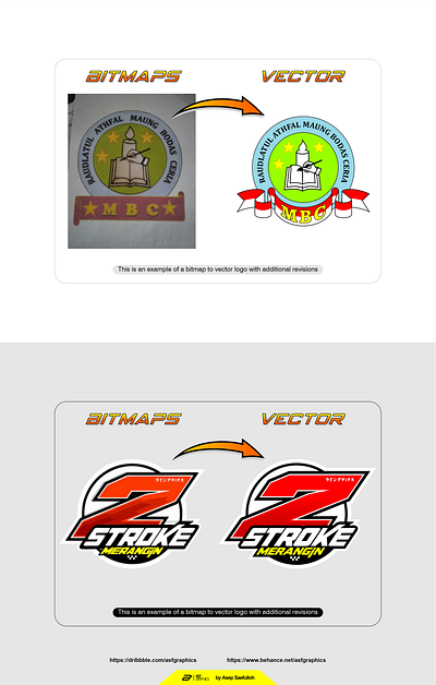 Last Project, Convert Bitmaps Image to Vector File bitmaps to vector branding graphic design image tracing logo logo trace tracing vector