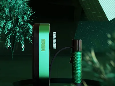 3D motion graphics 3d after effects animation blender display glass green motion motion design motion graphics pastel product animation product design product visualization scanner turntable