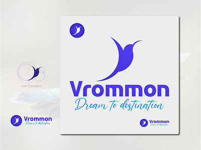 Vromon Travel Agency Logo Design logomark