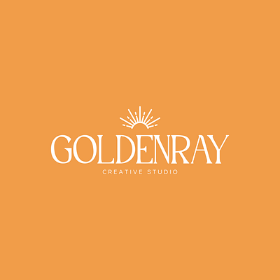 Goldenray Studio branding design geometric graphic design illustration logo typography vector