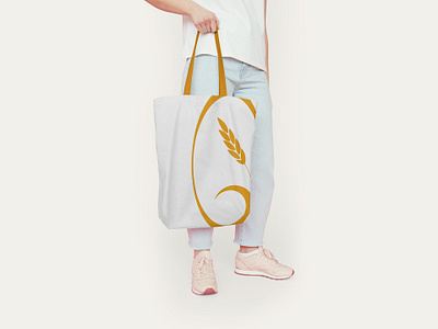 Bag Design bag bag design brand identity branding golden golden milk graphic design illustration logo logo design milk milk brand packaging packaging design tote bag