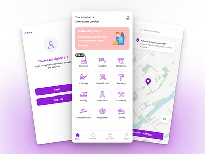 E service app design branding design graphic design illustration logo ui uiux ux vector