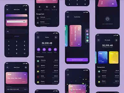 PayPe - Wallet Mobile iOS Design app design bank app banking app banking wallet card holder credit card e wallet finance app finance management fintech fintech app mobile app mobile banking mobile wallet money transfer online wallet payment app swap transfer transaction history transactions