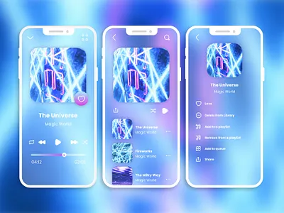 Cyberpunk Music Player light mode app concept cyberpunk figma light light mode mobile music music player ui userinterface ux web design websitedesign