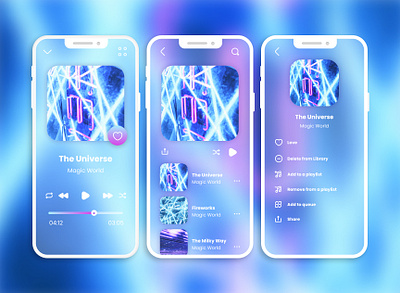 Cyberpunk Music Player light mode app concept cyberpunk figma light light mode mobile music music player ui userinterface ux web design websitedesign