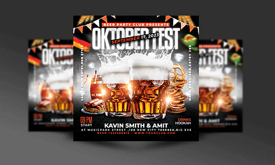 Oktober Fest Flyer ladies