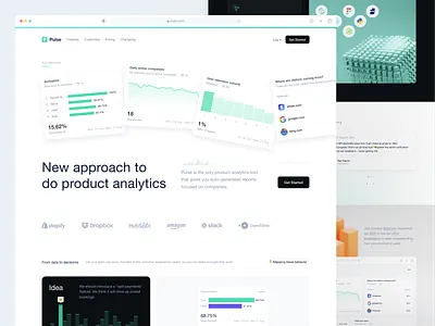 Analytics - Landing Page analysis analytics chart data landing page landingpage metrics pricing product report site tools ui user interface uxdesign visualization web design web development web site