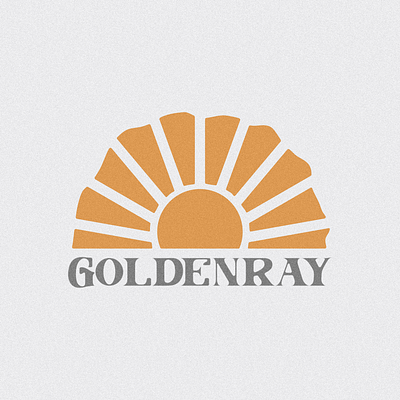 Goldenray branding design geometric graphic design illustration logo vector