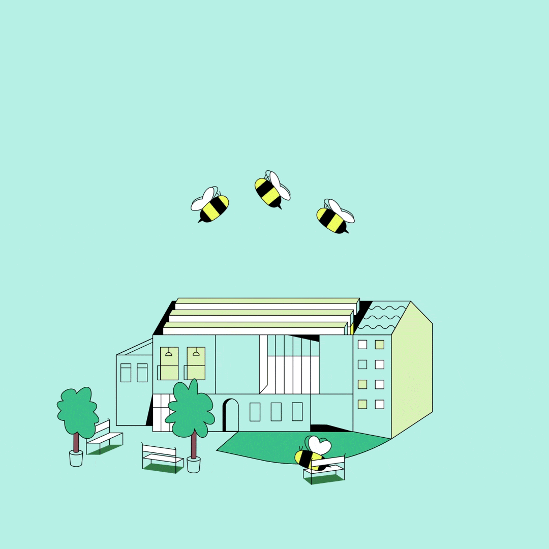 Beekeeper 2d animation vector