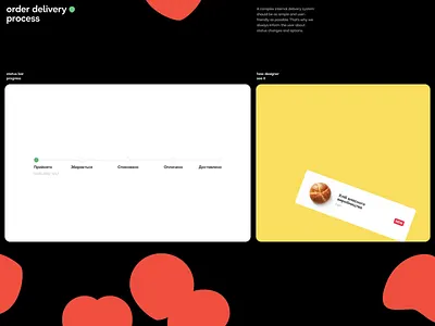 Novus Online. Delivery animation bar delivery ecommerce food motion motion graphics order product status ui ukraine web website