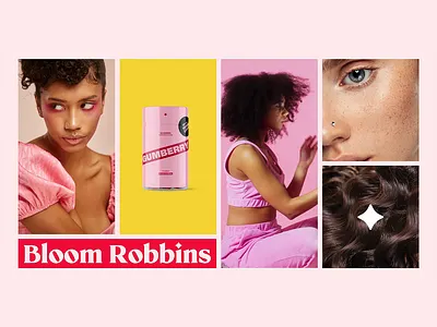 Bloom Robbins — Case study brand design branding clean colorful cosmetics hair logo minimal visual identity