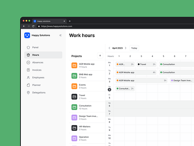 Team Management Platform app calendar clean collaboration comapny dashboard employees figma projects team management ui ux web webdesign