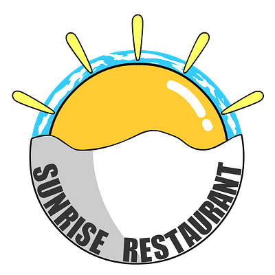 Sunrise Restaurant graphic design