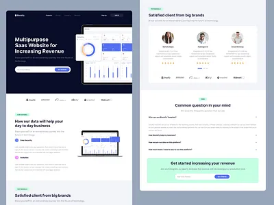Multipurpose Landing Page design free figma free landing page free template freebie illustration landing page landing page for saas landing page software multipurpose landing page saas landing page ui user interface web design