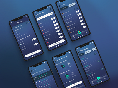 Mobile App graphic design ui