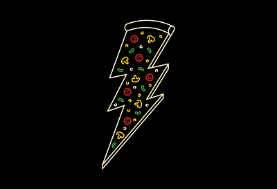 Lightning Pizza appetizer beverage bolt dessert drink electricity fastfood food funny lightning mozzarella nature pepperoni pizza pizza lover pizzeria storm thunder thunderbolt weather