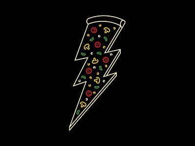 Lightning Pizza appetizer beverage bolt dessert drink electricity fastfood food funny lightning mozzarella nature pepperoni pizza pizza lover pizzeria storm thunder thunderbolt weather