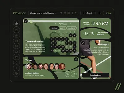 Team Management Web Platform animation dashboard design homepage interaction interface landing landing page management photos platform schedule team ui ux web web interaction web ui