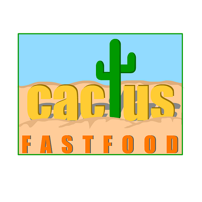 Cactus Fast food logo