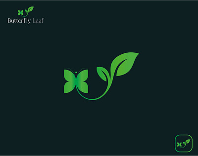 Logo design, leaf logo, butterfly butterfly butterfly logo graphic design leaf leaf logo logo logo design logo designs logofolio logos modern logo