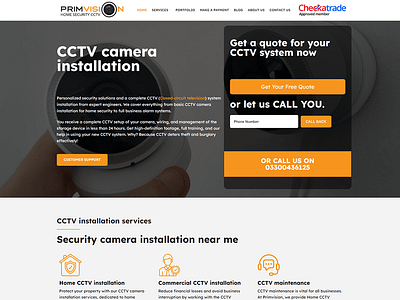 CCTV Camera Installation WordPress Website company website corporate website elementor elementor expert website website design website developer wordpress wordpress design wordpress developer wordpress development wordpress expert wordpress redesign wp bakery