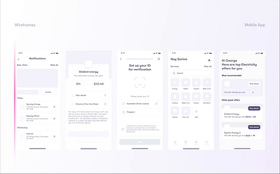 📱Mobile app design for fintech project | Hyperactive ai integration app design design design studio edtech fintech hyperactive mobile mobile design product product design saas startup typography ui ux web design