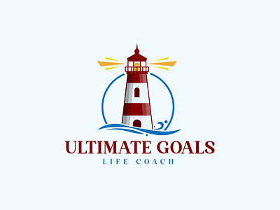 Lighthouse Logo branding choach design goal graphic design illustration life lighthouse lighthouse logo logo