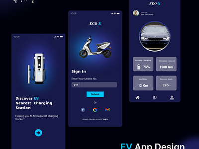 EV App Design app design app mockup design ev design ev mockup ev wireframing figma ui