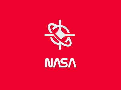 NASA astronaut cosmic destination exploration explore galaxy interstellar logo nasa planet rebranding redesign research rocket science signal space star travel universe