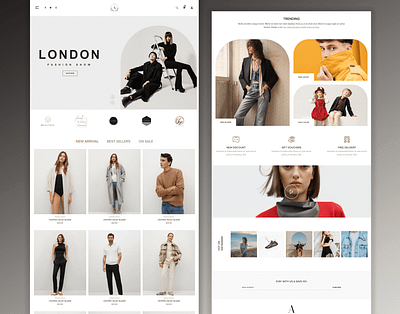 London Fashion Show Shopify Website 3d animation development ecommerce shopify ui website website design woocommerce wordpress