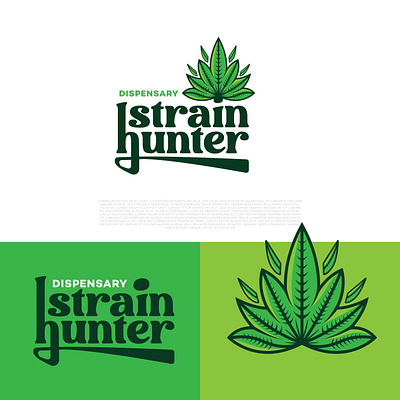 Cannabis logo branding creative design graphic design illustration logo logo design logodesign logotype plant