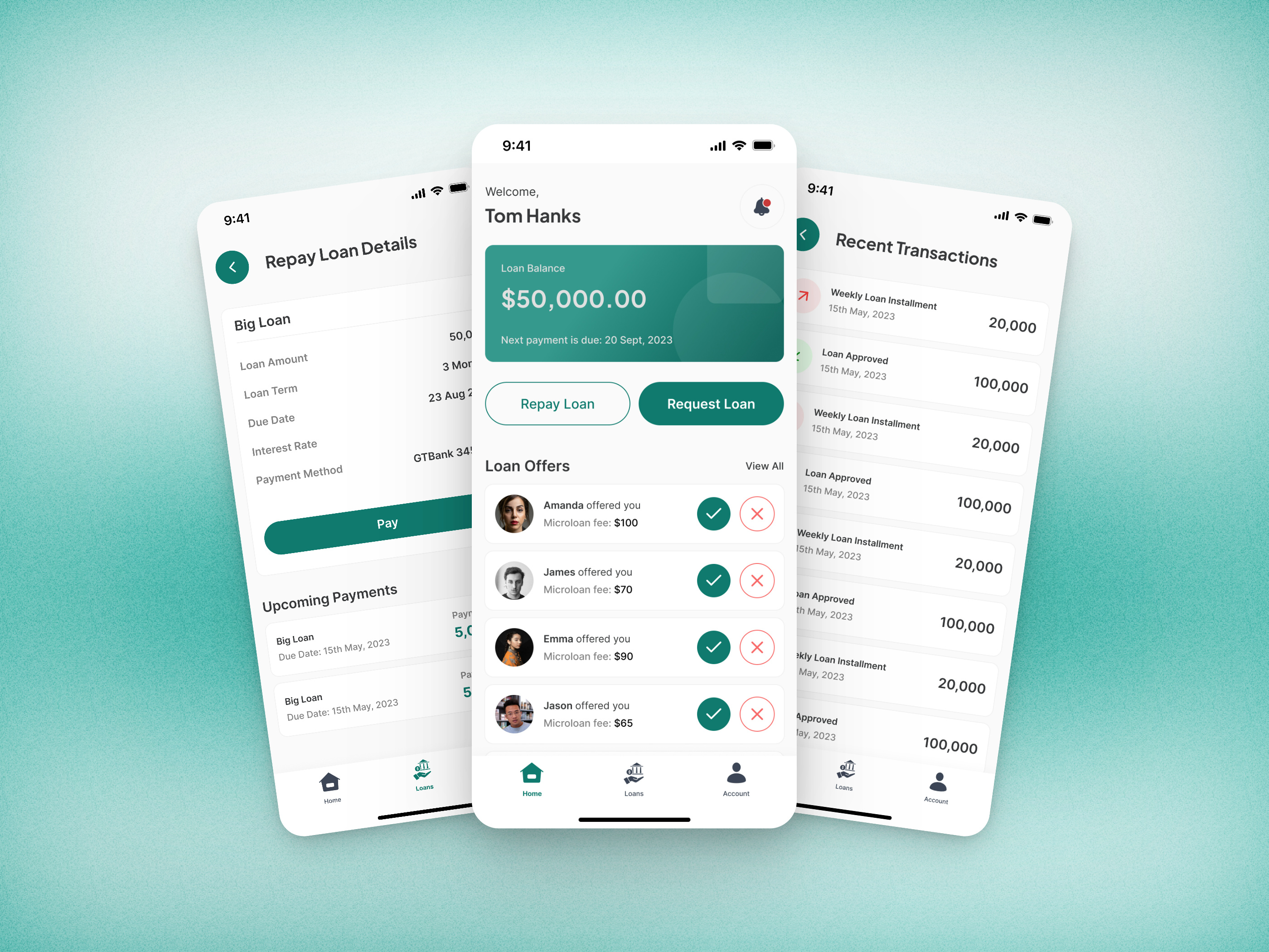 Micro-Loan Lending App branding figma finance fintech lending loan app micro loan minimal ui design uiux