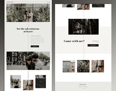 Stella June Modern Photography Website design develop ecommerce shopify ui website website design website development woocommerce wordpress