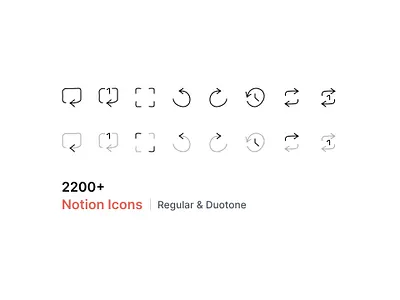 2200+ Notion Icons - Overflow Design app icon duotone figma free freebie icon iconography iconse notion icon notion project sketch svg ui icon vector web icon