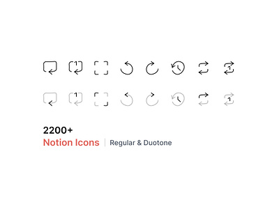 2200+ Notion Icons - Overflow Design app icon duotone figma free freebie icon iconography iconse notion icon notion project sketch svg ui icon vector web icon